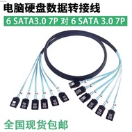 Shielded SATA Extended Data Cable Multi-Disk Hard Disk Data Cable Extension Transmission Cable Serve