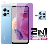 2-in-1 Xiaomi Redmi Note 12 Pro Plus 5G 11 Pro+ 11 Pro 4G 10 10s 12s 11s 5G 10 Pro 9 9s 9 Pro Anti Blue Light Ray Tempered Glass Protective Eyes Screen Protector Film Glass
