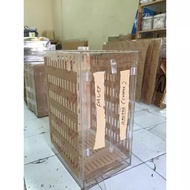 Custom Acrylic Dormice Cage LxWxH 30x30x55cm