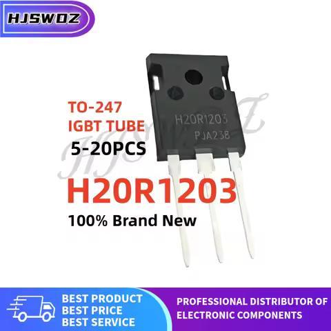 5-20PCS H20R1203 20R1203 IHW20N120R3 TO-247 IGBT TUBE for Induction cooker Brand New In Stock