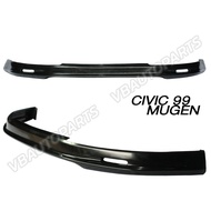 ลิ้นหน้าทรง Mugen ABS ตรงรุ่น Honda Civic EG/EK (929699)
