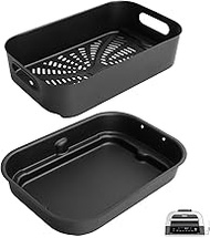 Grill Cooking Pot and Combo Crisper Basket for Ninja Foodi FG551/DG551 Smart XL Indoor Grill Accesso