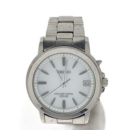 SEIKO mens watches solar wrist watch analogues WHT SLV 7B52-0AF0 Direct from Japan Secondhand