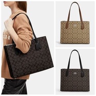 Coach Nina Tote In Signature Canvas CL399 奶粉袋 公事包 手袋