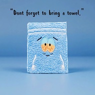 Anime Fashion Towel Cloth Embroidered Wallet, Personalized Designer ID Card Holder