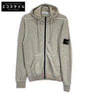 Stone Island 6415538B0 米色拉鍊連帽衫 S 碼 [二手]
