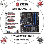 Used MSI B75MA-P45 mATX b75 b75m Gamng Socket 1155  Motherboard