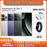 Realme GT Neo 6 Snapdragon 8s Gen 3 6.78 inches AMOLED 120Hz 5500mAh 120W Realme gt neo6 SmartPhone