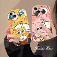 Compatible for Huawei Nova 7 8 9 10 11 5T 7i P30 P40 P50 P60 Pro Mate 50 40 30 Pro 5G Cartoon Milk Sponge Shockproof 3D Wave Edge Phone Case Soft Cover