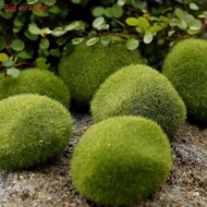 [Big orange] 4Pcs Micro Landscape Artificial Moss Stone Fairy Garden Bonsai Fake Moss Decor