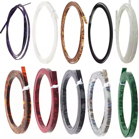 Guitar Binding Purfling Strips ABS Guitar Parts Accessories For Luthier Supplies Guitar Body Fingerb