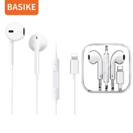 Basike หูฟังไอโฟน หูฟัง iphone หูฟัง หูฟังไอโฟน หูฟัง 3.5mm หูฟัง type C Jack for Samsung Oppo HUAWE