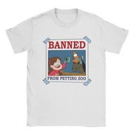 2026NEWMen's T-shirt Gravity Falls banned from potting zoo casual tee short sleeve Mabel Pines T shi