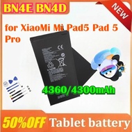 New 4360/4300mAh BN4E BN4D Replacement Battery for XiaoMi Mi Pad5 Pad 5 Pro Rechargeable Tablet Batt