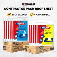 36pcs Drop Sheet | Drop Cloth | Plastic Sheet Cover For Renovation, Painting, HIP, Furniture | Paint