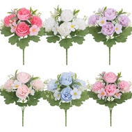 Artificial Peony Bouquet 11.81 Inches, Suitable For Weddings, Mother's Day, And Home Decor