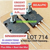 (PLUS MIKA BOLT NUT) ORIGINAL JAPAN LOT714 LOT 714 TOSHIBA 2SA1943 2SC5200 ORIGINAL SA1943 SC5200 A1