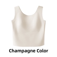 PIER N°5 | Herbal Natural Color Big Bust Slimming Padded Bra Top