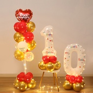 Children Birthday Decoration Boys Girls 10th Birthday Adult Gifts 18th Year Old Balloon Room Influen
