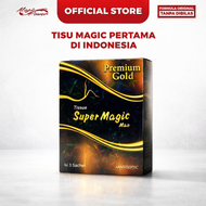 Tisu Super Magic Premium Gold Original isi 6 sachet Menambah stamina pria
