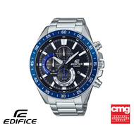 CASIO นาฬิกาข้อมือผู้ชาย EDIFICE รุ่น EFV-620D-1A2VUDF วัสดุสเตนเลสสตีล สีน้ำเงิน
