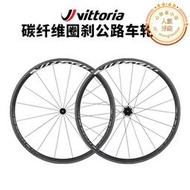 維多利亞Vittoria 碳纖維輪組 公路車碳刀培林輪組42/30mm框高V剎