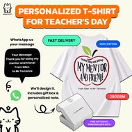 Personalized Teachers Day Gift Customised T Shirt 100% Cotton Teacher Day Gifts Ideas  Teacher Gift