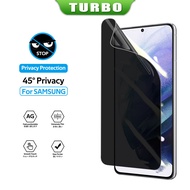 TURBO Privacy Hydrogel Film For Samsung Galaxy S21 S22 S21 S23 S24Plus Ultra Note 10 9 8 S20 Note20Ultra Anti-peeping Screen Protector