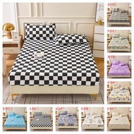 New 880TC European style  Bedsheet (Single / Super Single / Queen / King)Cotton Fitted Bedsheet Set Cadar Getah Keliling Sarung Tatami mattress cover