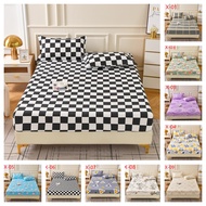 New 880TC European style  Bedsheet (Single / Super Single / Queen / King)Cotton Fitted Bedsheet Set 