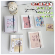Transparent Interstitial Album Book Polaroid Storage book Postcard Small Card Album