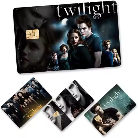 TV Twilight Isabella Edward Cullen Anime Young Creidt Card Debit Card Sticker Film Case Front Tape F
