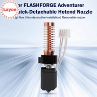 Layoe For Flashforge Adventurer 5M Nozzle Kit Upgrade Hotend Pinting Head Qui-Detachable Nozzle AD5M