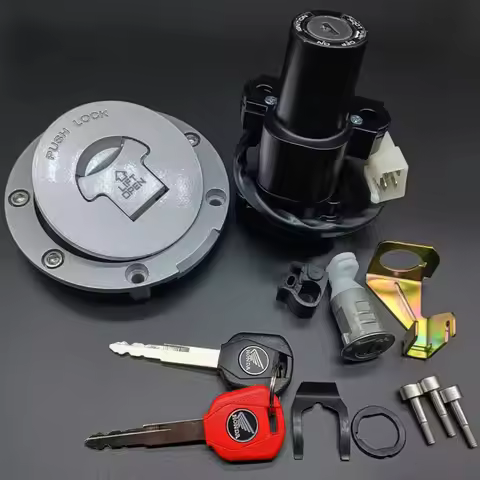Ignition Switch Gas Cap Seat Key Lock Set for Honda DEAUVILLE NT650V 98-05 NT700V 06-10 ST1300 Pan-E