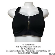 Victoria Sport LOGO KNOCKOUT FRONT CLOSURE MAX SUPPORT SPORT BRA 34DDD Black