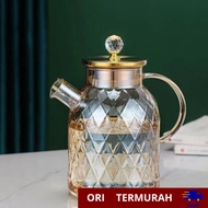 Chapin Glass Teapot Tea Coffee Pitcher Heat Resistant Fire Borosilicate Glass - TK12