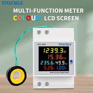 TAXNELE D52-2066 AC monitor 110V 220V 100A Voltage Current Power Factor KWH  energy Frequency meter