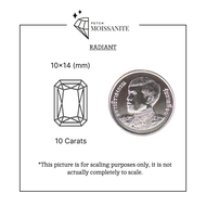 Radiant Cut Moissanite Diamond D-Color VVS1 {10ct - 28ct} - เพชรโมอีส เรเดียน/เพชรโมซาไนท์ เรเดียน {