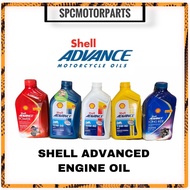 Original Shell Advanced 4T Engine Oil (10W40/15W40/15W50/20W40)