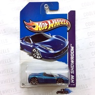 Hot Wheels 2013 Ferrari 458 Spider - Blue