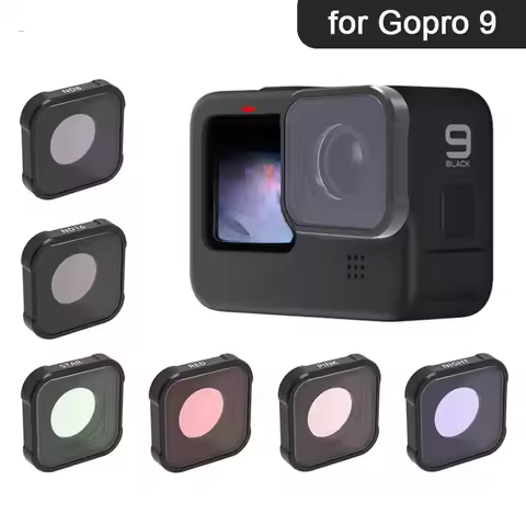 For GoPro Hero 9 Filter CPL UV ND4 ND8 ND16 ND32 ND64 Red Lens Filters for GoPro Hero 9 Black Gopro 