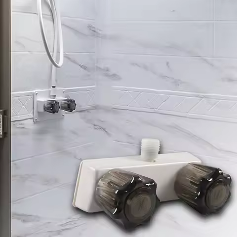 RV Shower Valve Diverter RV/Motorhome Shower Faucet Valve Diverter Bathroom Shower Mixing Valve Cont