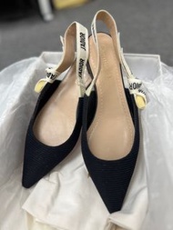 Dior J'Adior 露跟平底鞋🖤 Size35.5 全新 未使用