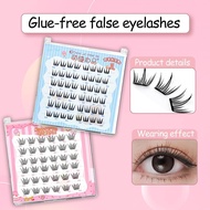 【cod】false Eyelashes Waterproof Diy Cluster Free Self Adhesive Reusable Extensions Natural Lash E7o6
