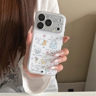 Cute Cat Phone Case For IPhone 16Pro Max girl 17Pro Max 15Pro Max 17 Cartoon 2-in-1 precision hole l