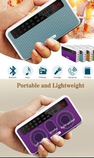 ROLTON E500 可插卡藍牙無線喇叭收音機支援錄音/免提通話8小時強續航