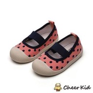 【Cheer-Kid】點點娃娃鞋 【S968】女童鞋 學生鞋 娃娃鞋 小童鞋 休閒鞋 套腳鞋 包鞋