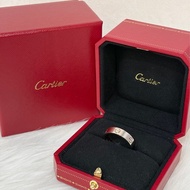 Cartier 卡地亞 LOVE 愛情 750 白K金 寬版 螺絲戒 戒指 戒子 墬子 62號