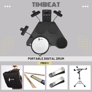 Timbeat CPD-1000 Portable Electric Drum (Snare Stand Included)
