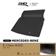 3D Mats ถาดท้ายรถยนต์ MERCEDES-BENZ E-Class (W212) 2009 - 2013 พรมกันลื่น พรมกันนํ้า พรมรถยนต์